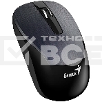 Мышь беспроводная Genius ECO-8015 металлический серый, 1600 dpi, радиоканал, USB, кнопки - 3, фото2
