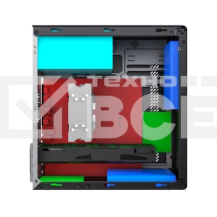 Компьютерный корпус с блоком питания 450Вт./ Case Foxline FL-719W-FZ450R-U31, mATX case, white, w/PSU 450W 12cm, w/1xUSB2.0, w/1xUSB3.0, w/1xCombo Audio, w/pwr cord, w/o FAN