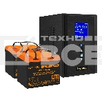 Комплект источника бесперебойного питания Exegate EX295987RUS + батарея 33Aч EX285664RUS 2шт (инвертор, синус, для котла) ExeGate SineTower SZ-1000.LCD.AVR.2SH.1C13.USB <1000VA/800W, чистый синусоида, LCD дисплей, AVR, 2*Schuko+1*C13, USB, линейно-интерактивный, Black> + батарея ExeGate HRL 12-33 (12В, 33Ач) 2шт, фото6