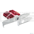 Сетевой адаптер 10 Gigabit PCI-E network adapter, 1 PCI Express 3.0 X4 interface, 1 100/1000/10000Mbps Ethernet port, come with Low-Profile and Full-Height Brackets, фото11