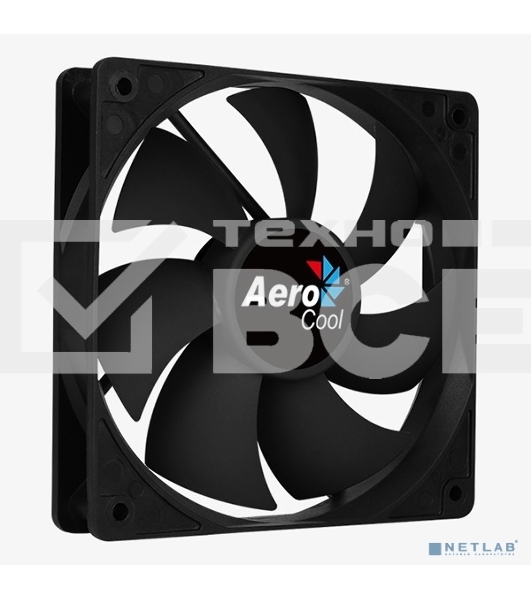 Вентилятор для корпуса Aerocool / Formula Force 12 PWM черный, 120 мм, 1500 об/мин, 27.5 дБ, 4 pin