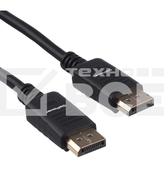 Кабель а/в GOPOWER Длина 1.8 м Разъёмы DisplayPort (m)-DisplayPort (m) Цвет черный 00-00028932