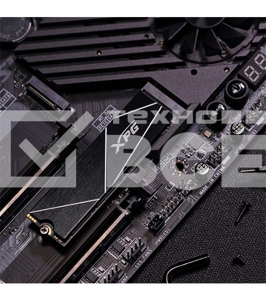 Накопитель SSD ADATA XPG GAMMIX BLADE S70, 2Tb, PCIe 4.0 x4, M.2 2280, NVMe, R/W 7400/6400