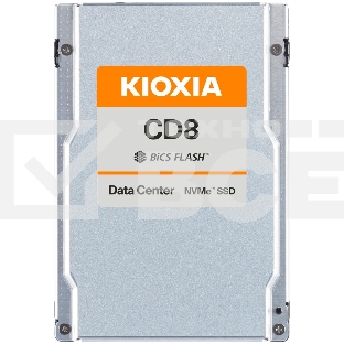 Твердотельный накопитель (SSD) для сервера, SSD Kioxia (U.2 15MM, 6.4TB, PCIe Gen4 1x4, BiCS FLASH TLC, CD8-V SIE*). (SSTKCD8XVUG6T40)