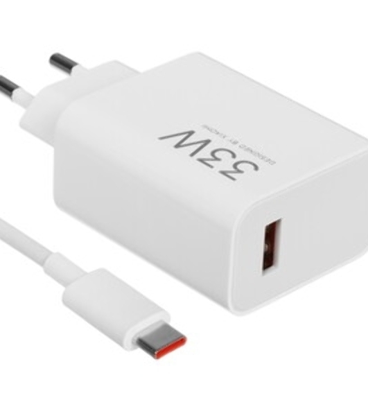 Сетевое зарядное устройство Xiaomi BHR9956EU 33W 3A (PD) USB универсальное белый