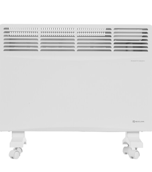 Конвектор электрический Neoclima Optima 1500W белый, 1500 Вт, 20 м2, электронный термостат, Wi-Fi