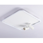 Светильник Ambrella light FL5114/1+2 WH белый 97W 3000K-6400K 480*480*130 (ПДУ ИК), фото 1