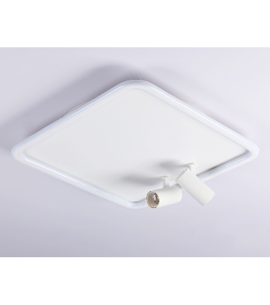 Светильник Ambrella light FL5114/1+2 WH белый 97W 3000K-6400K 480*480*130 (ПДУ ИК)