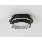 Светильник Ambrella light TN5385 SBK/FR черный песок/белый матовый GX53 IP44 D105*40, фото 1