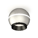 Светильник Ambrella Light XS1103001 SSL/PBK серебро песок/черный полированный MR16 GU5.3 LED 3W 4200K (C1103, N7031), фото 1