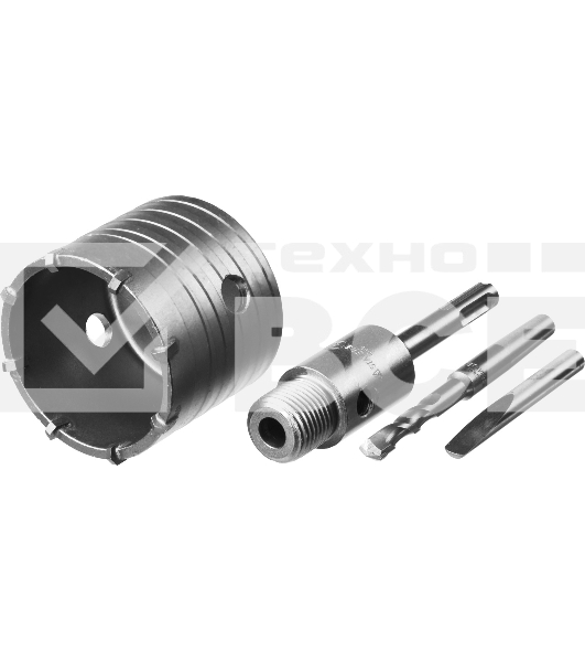Коронка твердосплавная STAYER PROFESSIONAL 29190-68_z01в сборе SDS+ d68мм