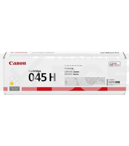 Картридж лазерный Canon 045Y H желтый, 2200 стр., для i-SENSYS MF631/633/635, LBP611
