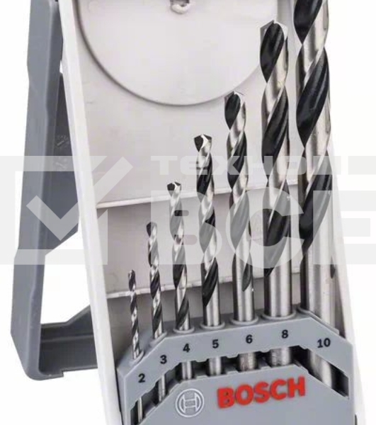 Набор сверл BOSCH 2.608.577.347 HSS PointTeQ 7шт Mini X-Line