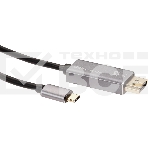 Кабель-адаптер VCOM USB Type-Cm --> DP1.4v (m) 8K@60Hz, 1.8m , Alum Shell, фото10