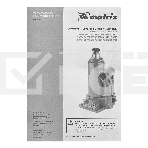 Домкрат гидравлический бутылочный, 6 т, h подъема 216–413 ммMatrix, фото 1