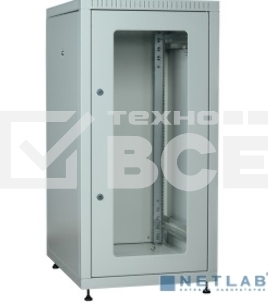 Шкаф LINEA E 24U ITK LE35-24U66-GM 600х600мм двери 2шт стек. и метал. сер.