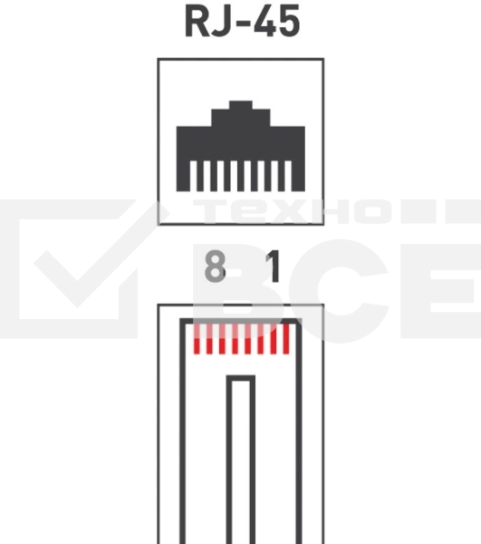 Джек комп. 8P-8C кат.5е PROCONNECT 05-1021-3