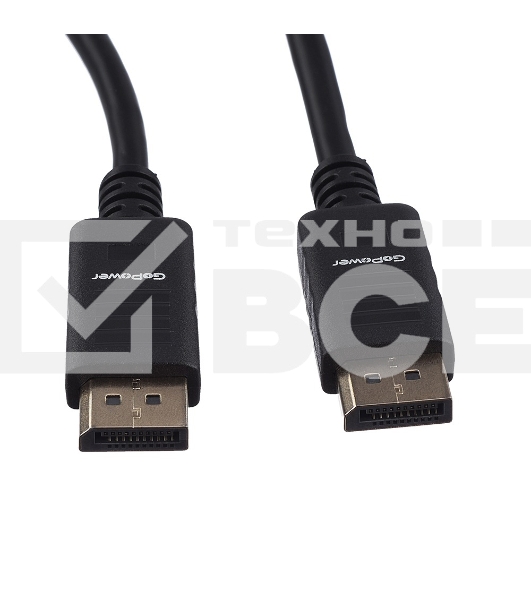 Кабель а/в GOPOWER Длина 1.8 м Разъёмы DisplayPort (m)-DisplayPort (m) Цвет черный 00-00028932