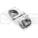Кабель питания ExeGate Special PC-1S (Евровилка Schuko->C13, 3*1.0mm2, CCA, черный, 1м), фото 1