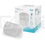 Светильник Gauss Overhead накл цил 6W 420lm 4100K 170-240V IP20 68x75мм белый с расс LED, фото10