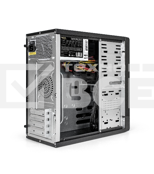 Компьютерный корпус Minitower ExeGate MA-371X-UNS400 (mATX, БП UNS400 с вент. 12см, 2*USB+2*USB 3.0, аудио, черный)