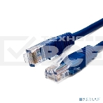Кабель патч-корд, Filum FL-U5-0.5M-BL U/UTP 5e cat. 0.5м,  26AWG(7x0.16 мм), омедненный алюминий (CCA), PVC, синий, фото 1