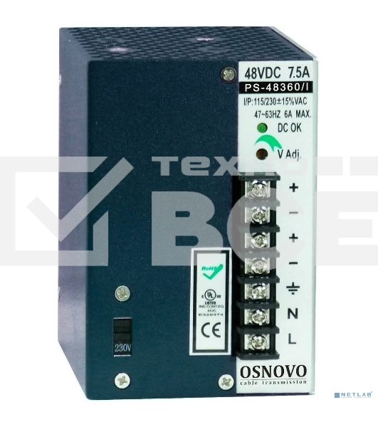 Блок питания Osnovo PS-48360/I