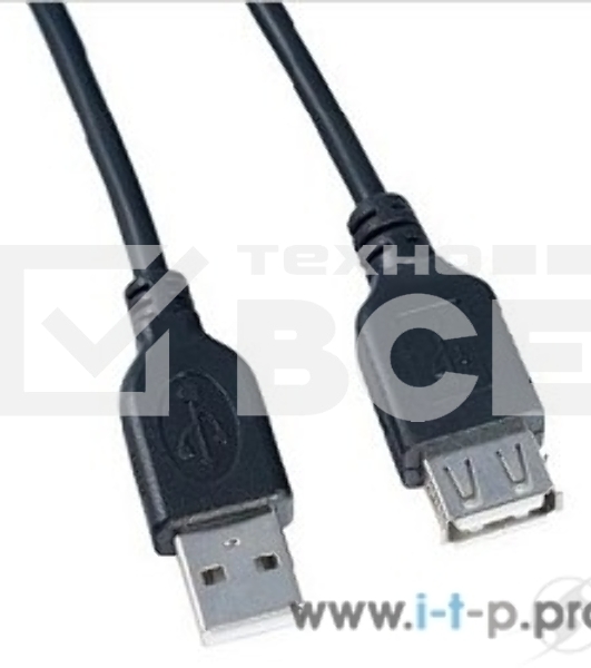 Кабель PERFEO USB2.0 A вилка - А розетка, 1 м. (U4502)
