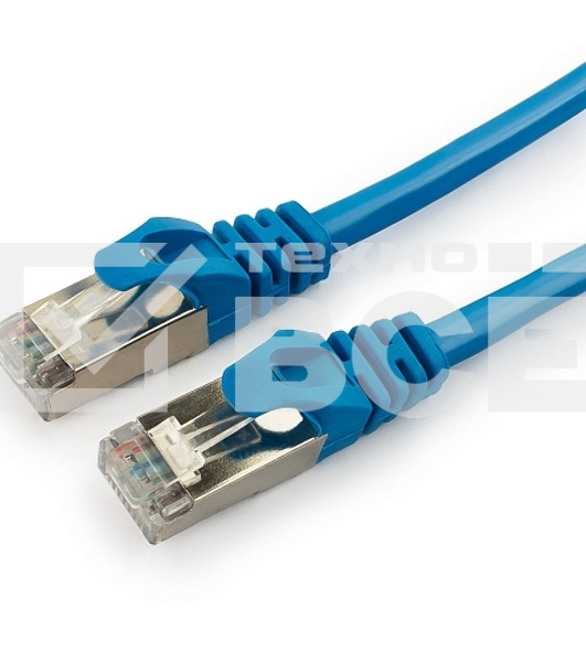 Патч-корд FTP Cablexpert кат.6, 1м, литой, многожильный (черный)