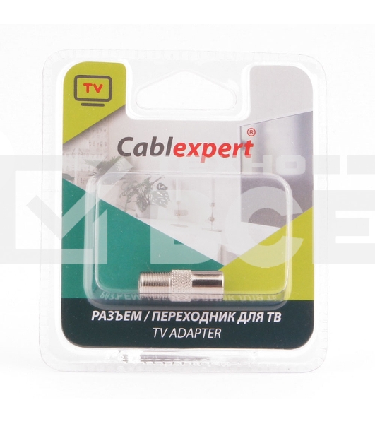 Переходник Cablexpert APL-FTVM-01, F (мама) / TV (папа), блистер