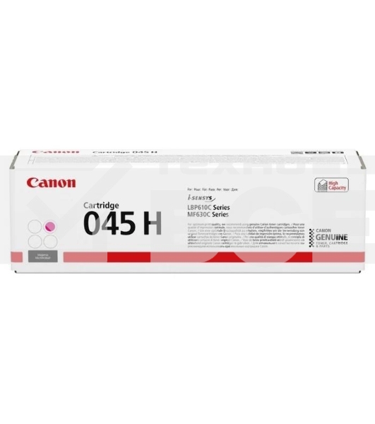 Картридж лазерный Canon 045M H пурпурный, 2200 стр., для i-SENSYS MF631/633/635, LBP611