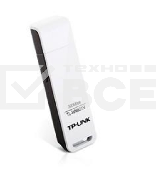 Сетевой адаптер TP-Link TL-WN821N Беспроводной USB адаптер 300Мбит/с стандарта N