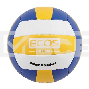 Ecos Мяч волейбольный ECOS MOTION VB103 (№5, 3-цвет., машин.сшивка, ПВХ)
