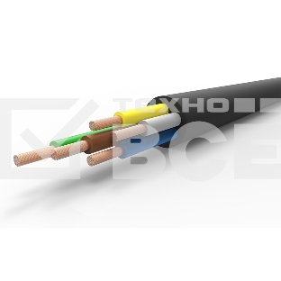 Кабель промышленный Rexant гибкий КГтп-ХЛ 5х4 мм², длина 20 метров, ГОСТ