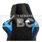 Кресло игровое Бюрократ VIKING 4 AERO BLUE черный/синий, искусст.кожа/ткань, две подушки, фото13