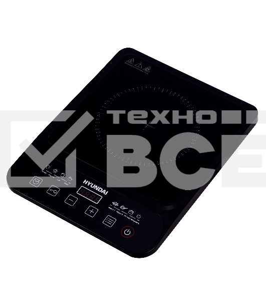Индукционная плитка Hyundai HYC-0106 черный стеклокерамика (настольная)