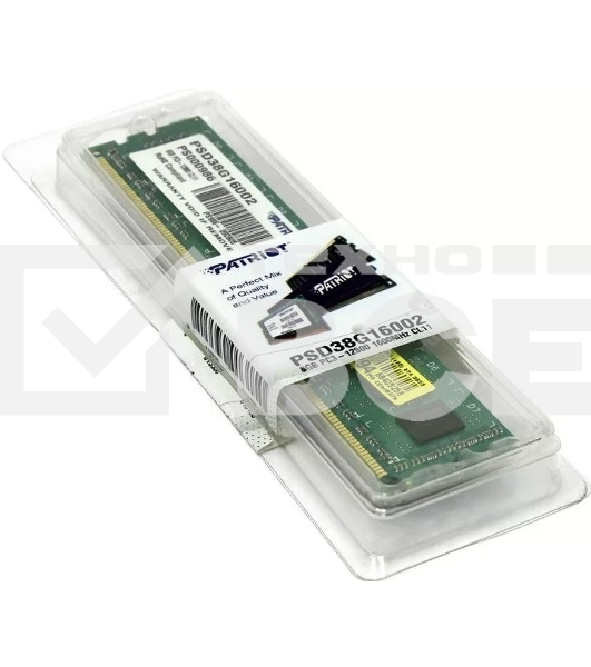 Оперативная память Patriot Signature, DDR3, 8GB (1x8 GB), 1600 MHz, CL11
