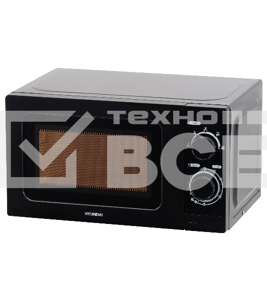 Микроволновая печь Hyundai HYM-M2065 черный 20л 700Вт поворотный механизм