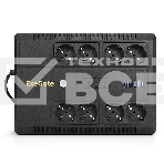 ИБП ExeGate NEO NNB-600.LED.AVR.8SH.CH <600VA/360W, LED, AVR, 8*Schuko, 4*USB-порта для зарядки, Black>, фото7