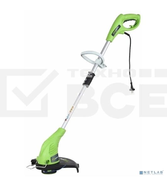 Триммер электрический GREENWORKS GST5033 21217 нижний двигатель 500Вт леска 1.6мм 33см