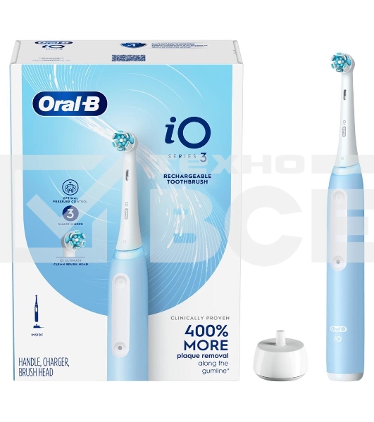 Электрическая зубная щетка ORAL-B IO3 ICE BLUE