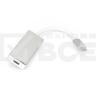 Адаптер Type-C на mini Display Port, серебро