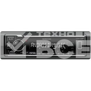 Автомагнитола Kenwood KMM-105M 1DIN 4x50Вт USB 2.0 AUX 3