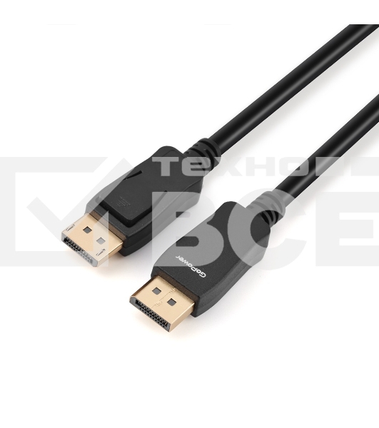 Кабель а/в GOPOWER Длина 1.8 м Разъёмы DisplayPort (m)-DisplayPort (m) Цвет черный 00-00028932