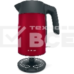 Чайник Bosch TWK7L464, 1.7л, 2400 Вт., нерж.сталь, покрытая эмалью, красный,шкала уровня воды, фото12
