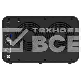 Сетевое хранилище TerraMaster F6-424 tower NAS QC 3,4Ghz/8Gb(32)/TRAID,JBOD,RAID0,1,10,5,6/up to 6 HDD SATA(3,5' or 2,5')/2xM.2 2280 NVMe/2xUSB/HDMI/2x2,5GbE RJ-45/iSCSI/1xPS/1YW