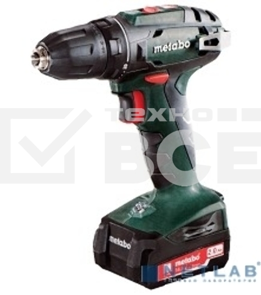 Дрель-шуруповерт Metabo BS 14.4 Li 602206540, Аккумуляторный, 14,4В, 2 АКБ, Кейс