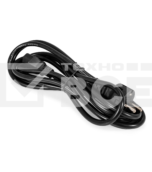 Кабель питания ExeGate Special PC-3S (Евровилка Schuko->C13, 3*1.0mm2, CCA, черный, 3м)