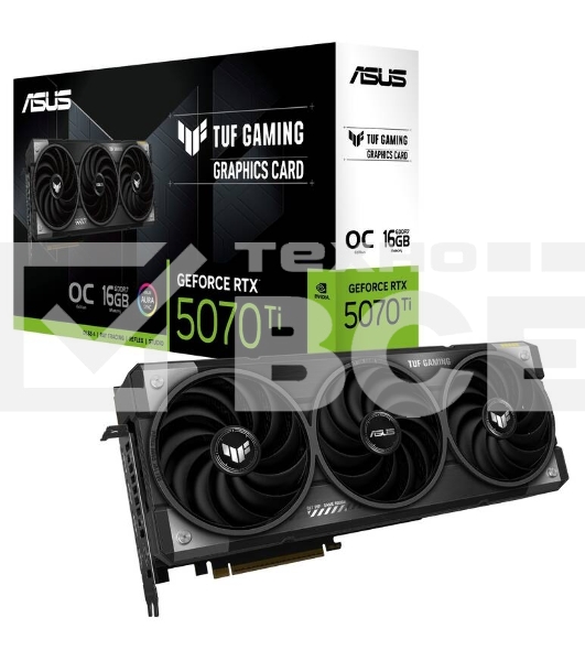 Видеокарта ASUS TUF-RTX5070TI-O16G-GAMING RTX 5070TI ,HDMI*2,DP*3,16G,D7