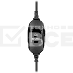 Наушники с микрофоном Sven AP-U1100MV черный 2.2м мониторные оголовье, фото3